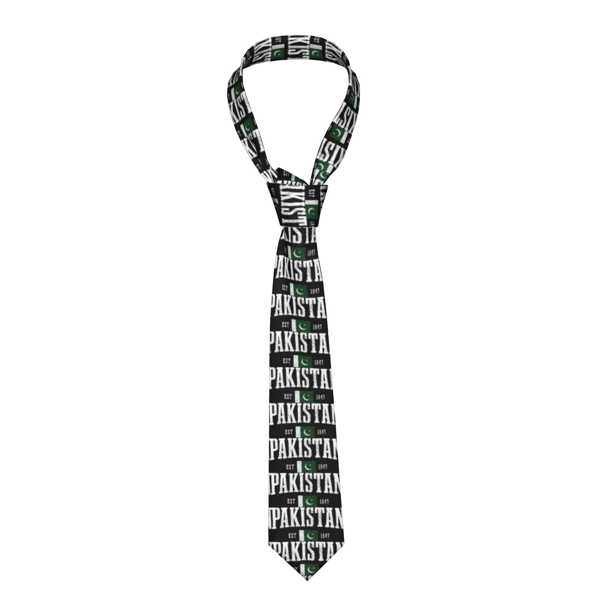 Men Accessories Pakistan - Herren-Krawatte Pakistan Pakistanische Flagge Wurzeln Erbe