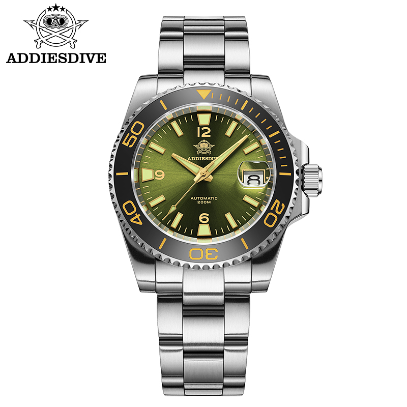 Men'S Accessories Fashion - ADDIESDIVE Neue Tauchgeschenkuhr Herren 8215 Automatik
