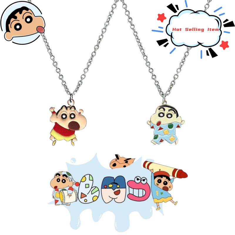 Men'S Accessories Best - Crayon Shin-chan Cartoon-Halskette im niedlichen japanischen