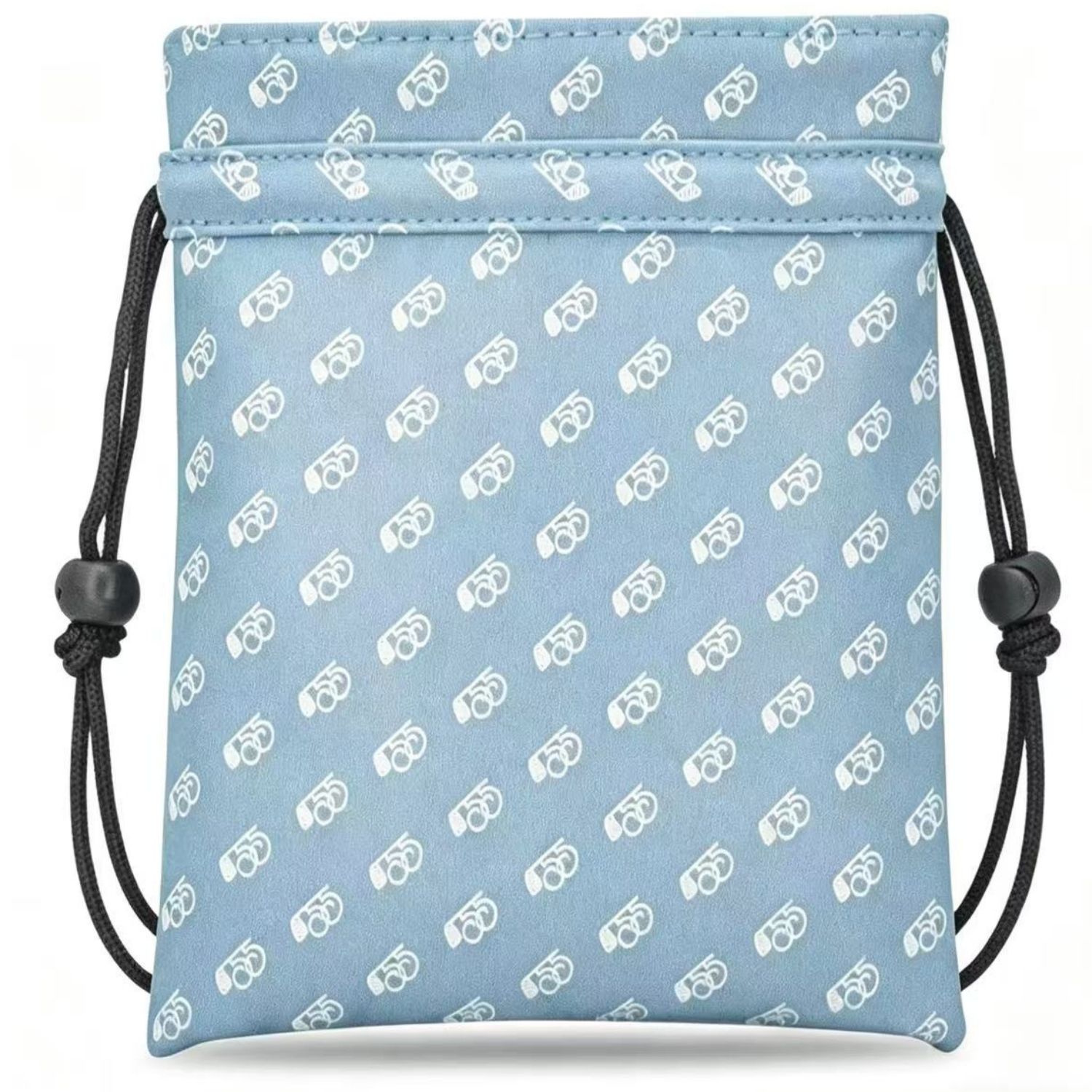 Men'S Minimalist Accessories - Eine minimalistische blaue Golf-Wertsachen-Tasche mit Kordelzugverschluss,