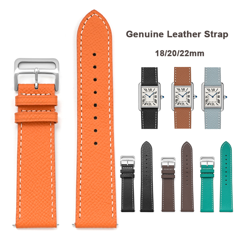 Men'S Accessories London - Universelles Echtlederarmband für Cartier Tank London