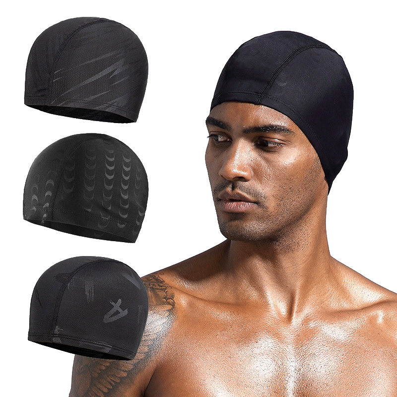 Men'S Accessories Essentials - 1 Stück wasserdichte Badekappe aus Nylon
