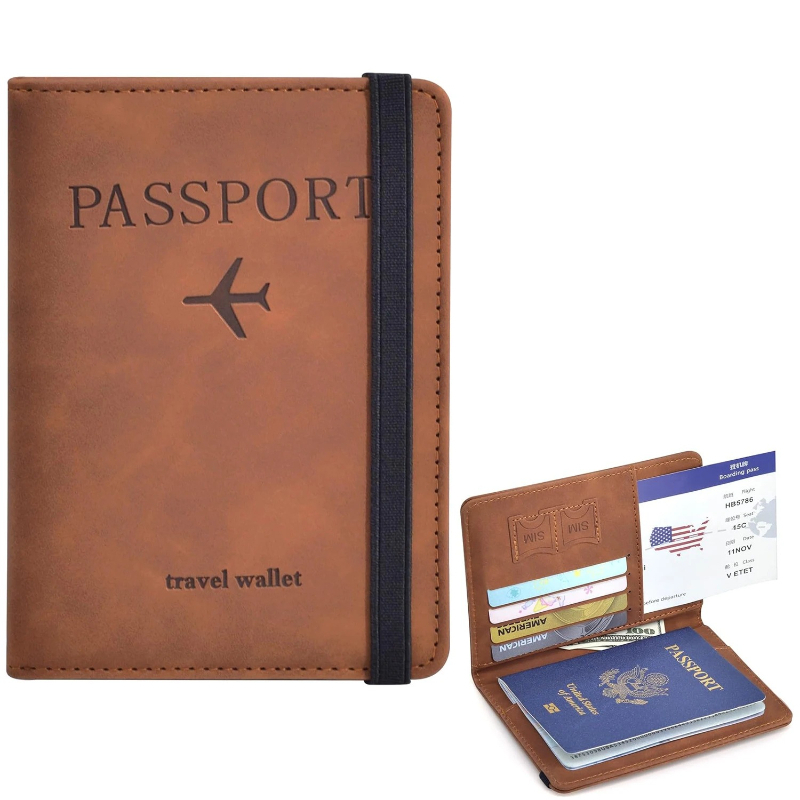 Men'S Accessories Essentials - Reisepasshülle, Brieftaschenhülle, unverzichtbares Zubehör für Männer