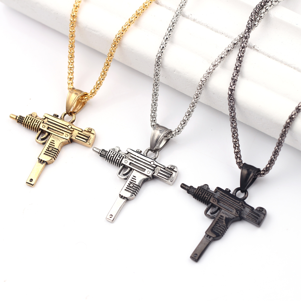 Punk Uzi Pistolen-Maschinengew – Men'S Accessories Fashion Bewertung und Preis