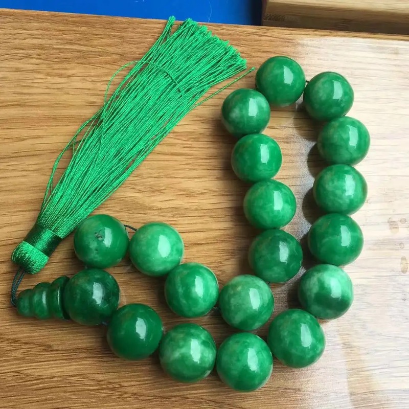 Natürliche Grüne Jade Armbände – Bead Bracelet Men Bewertung und Preis