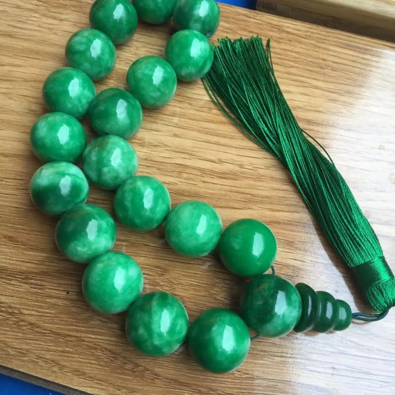 Natürliche Grüne Jade Armbände – Bead Bracelet Men Bewertung und Preis