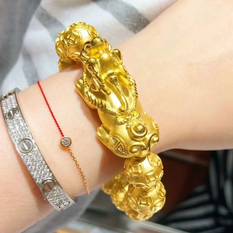 Empfohlen plattiert echtes Gol – Bead Bracelet Men Bewertung und Preis