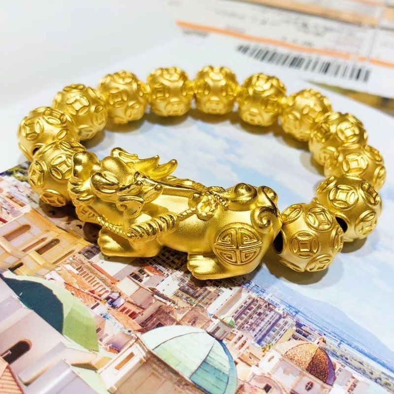 Empfohlen plattiert echtes Gol – Bead Bracelet Men Bewertung und Preis
