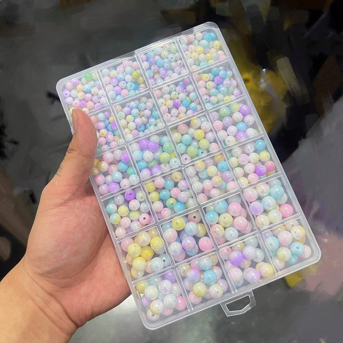 800 Stück/24-Fächer-Set Box 6m – Bead Bracelet Men Bewertung und Preis