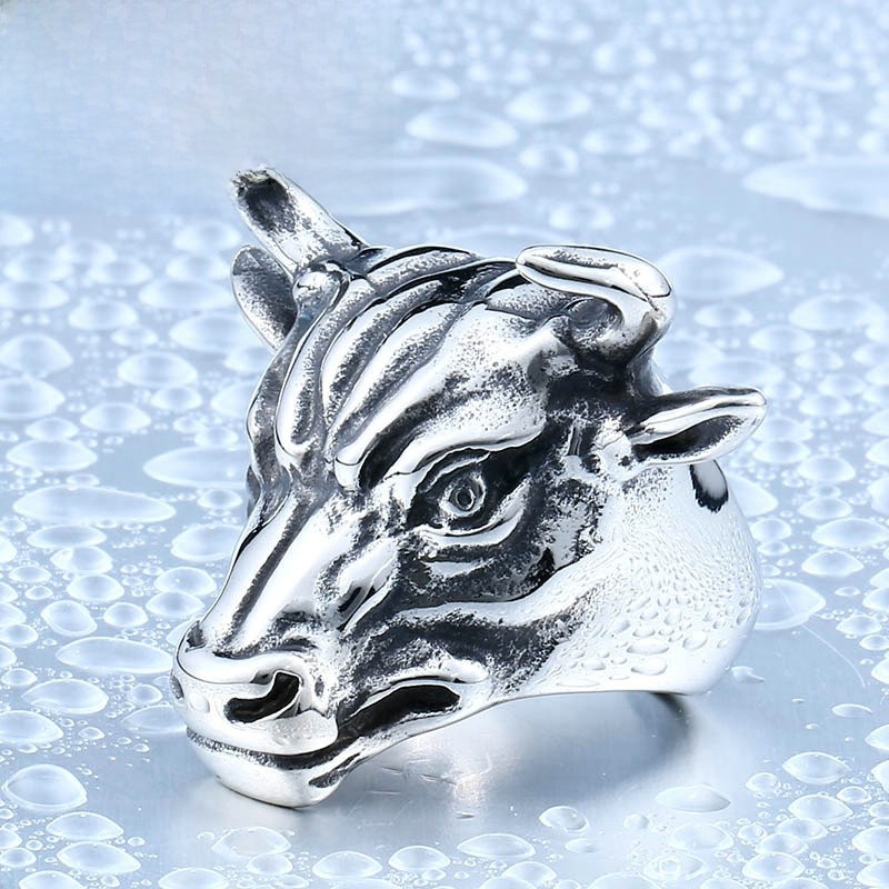 Übertriebener Titanstahlring f – Men Accessories Online Bewertung und Preis