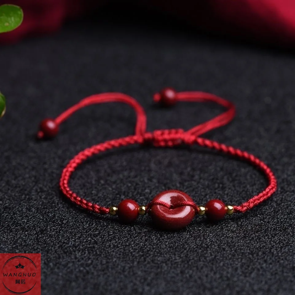 Angepasst Natürliche Red Zinno – Bead Bracelet Men Bewertung und Preis