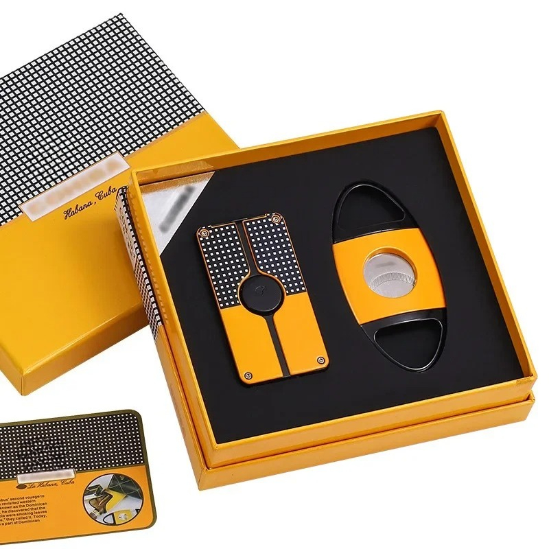 NEUER Doppelklingen-Zigarrensc – Cigar Cutter Set Bewertung und Preis