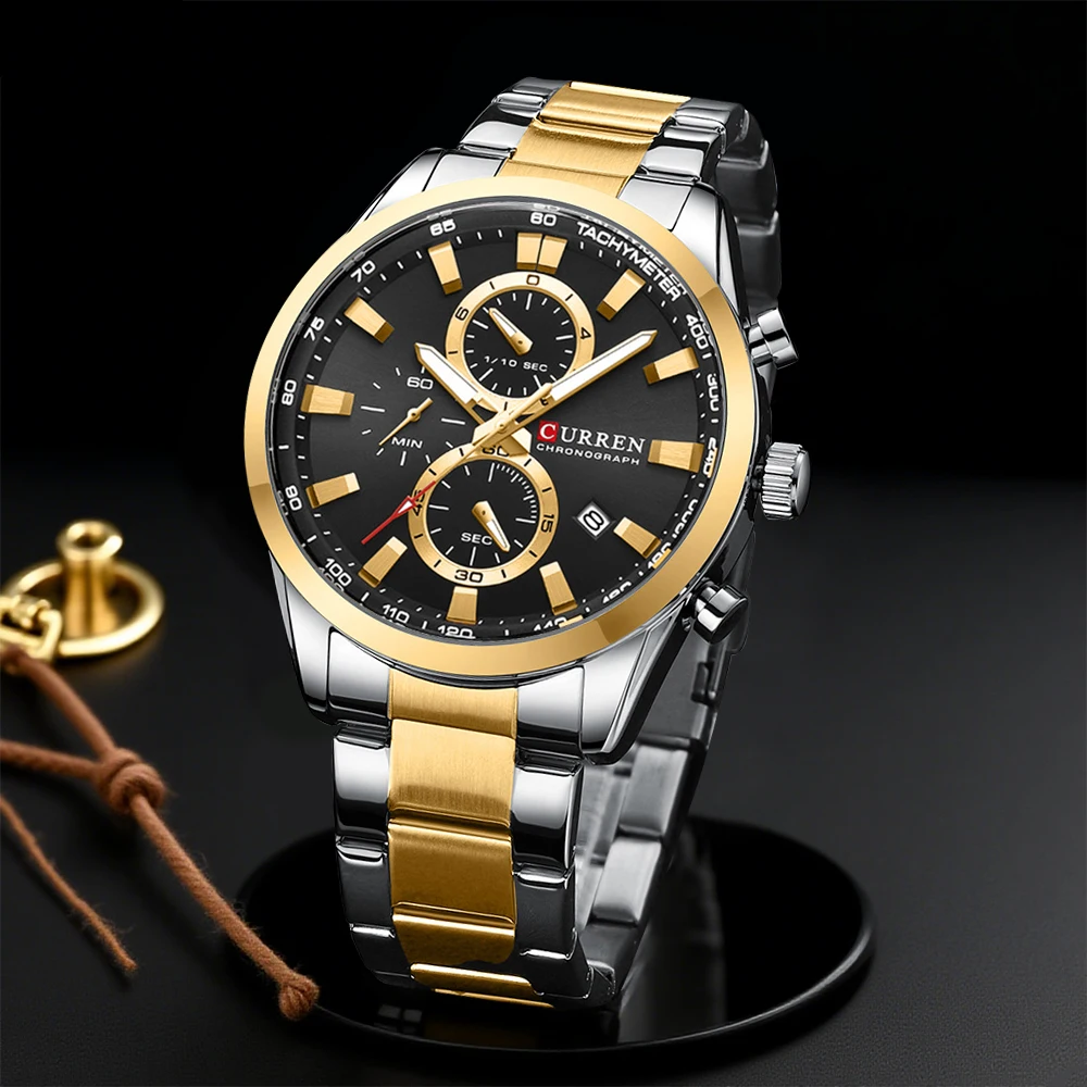 CURREN Casual Quarz Chrono Spo – Men'S Accessories Fashion Bewertung und Preis