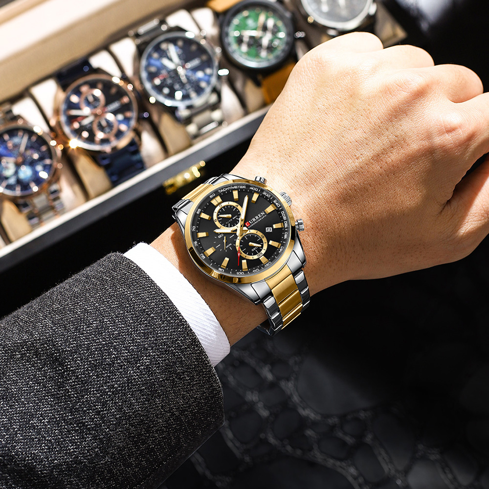CURREN Casual Quarz Chrono Spo – Men'S Accessories Fashion Bewertung und Preis