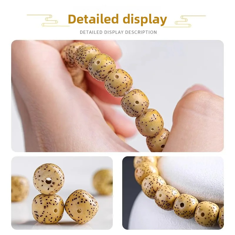 Hochdichte goldene Samen-Stern – Bead Bracelet Men Bewertung und Preis