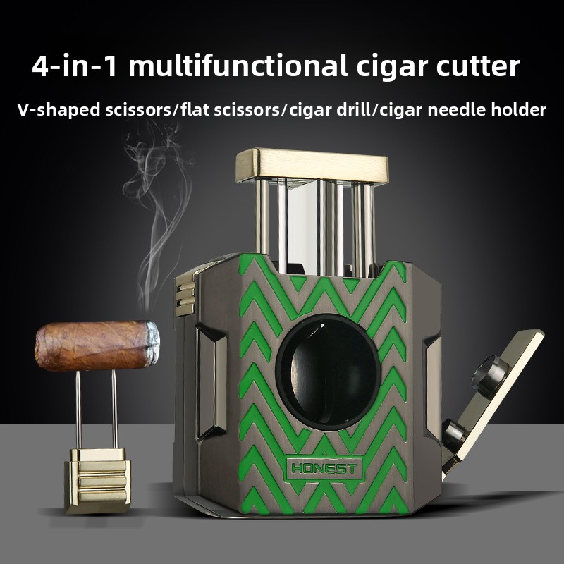 EHRLICHES 4-in-1-Zigarrenwerkz – Cigar Cutter Set Bewertung und Preis