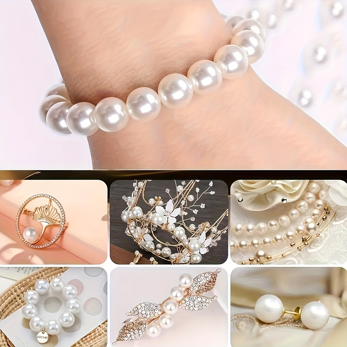 1388 Stück 4/6/8/10mm Schwarze – Bead Bracelet Men Bewertung und Preis