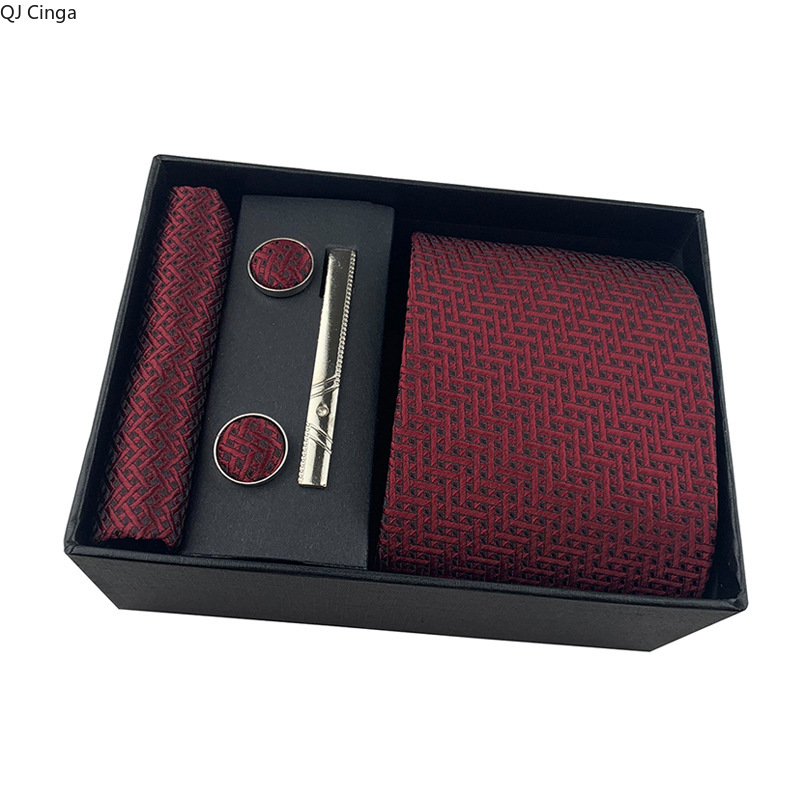 Herren-Krawatte aus rotem Jacq – Men'S Accessories Essentials Bewertung und Preis