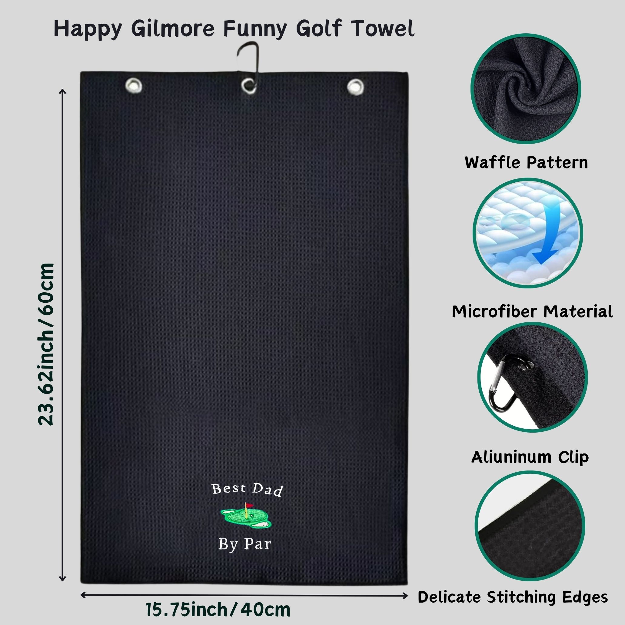 Best Dad Premium-Golftuch aus  – Men'S Accessories Best Bewertung und Preis