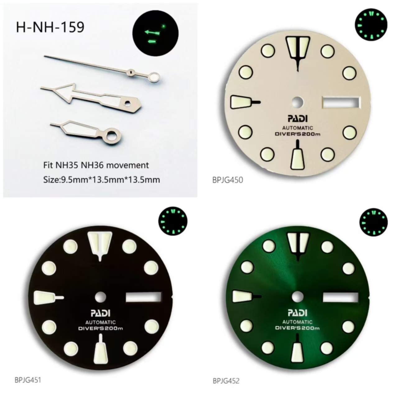 Heiß begehrtes 28,5mm NH36 PAD – Men Accessories Logo Bewertung und Preis
